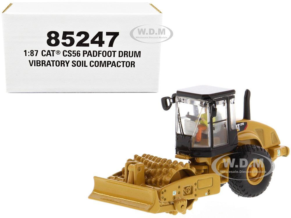 ミニカー 1/87 DM CAT キャタピラー CS56 85247 1:87 DM MODELS Caterpillar Catcs56 Stone Crusher Roll Smooth