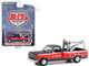 1983 Dodge Ram D 100 Royal SE Tow Truck Black and Red Texaco 24 Hour Service Blue Collar Collection Series 12 1/64 Diecast Model Car Greenlight 35260C
