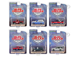 Blue Collar Collection Set of 6 pieces Series 12 1/64 Diecast Model Cars Greenlight 35260SET