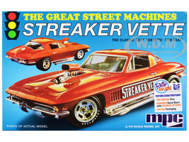 Skill 2 Model Kit 1967 Chevrolet Corvette Stingray Streaker Vette The Great Street Machines Series 1/25 Scale Model Car MPC MPC973