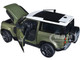 2020 Land Rover Defender Green Metallic White Top NEX Models 1/26 Diecast Model Car Welly 24110W-MGR