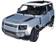 2020 Land Rover Defender Silver Metallic White Top NEX Models 1/26 Diecast Model Car Welly 24110W-SIL