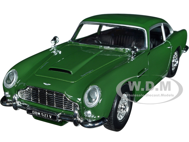 Aston Martin DB5 RHD Right Hand Drive Dark Green Timeless Legends Series 1/24 Diecast Model Car Motormax 79375