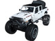 2021 Jeep Gladiator Rubicon Off-Road Pickup Truck White Black Top Off Road Series 1/27 Diecast Model Car Motormax 79145