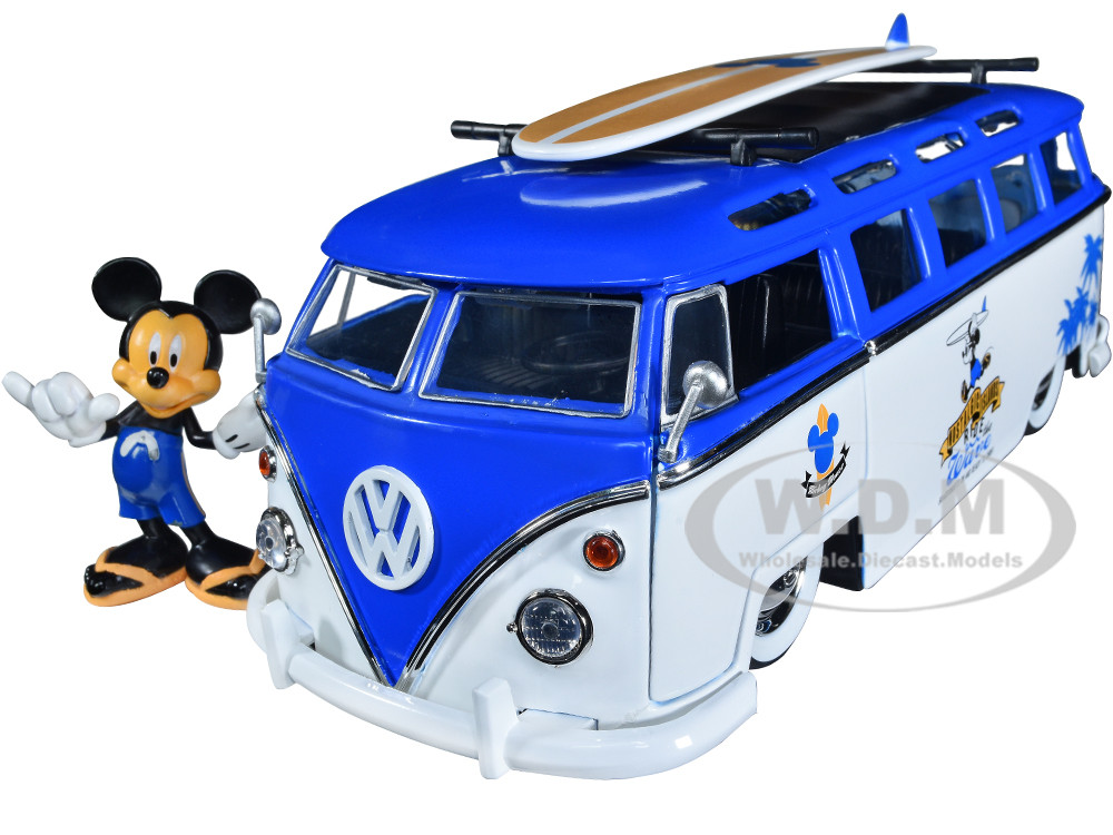 JADA ミッキーマウス フォルクスワーゲン T1 バス Amazon.com: Jada Toys Disney Mickey and Friends 1:24