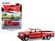 2022 Ram 2500 Laramie 4x4 Pickup Truck Flame Red Showroom Floor Series 3 1/64 Diecast Model Car Greenlight 68030B
