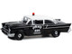1957 Chevrolet 150 Sedan Chicago Police Department Black with White Top 1/18 Diecast Model Car Highway 61 HWY-18042