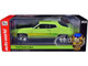 1971 Ford Torino Cobra Grabber Lime Green Matt Black Hood Stripes Class of 1971 Series 1/18 Diecast Model Car Auto World AMM1278