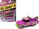1965 Chevrolet Tow Truck #65 Random Acts Violets Purple Graphics Demolition Derby Street Freaks Series Limited Edition 15196 pieces Worldwide 1/64 Diecast Model Car Johnny Lightning JLSF022-JLSP209B