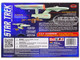 Skill 2 Model Kit Star Trek U.S.S. Enterprise S.S. Botany Bay The Original Series Space Seed Edition Snap-Together 1/1000 Scale Model Polar Lights POL908M