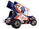 Winged Sprint Car #5W Lucas Wolfe Pabst Blue Ribbon Allebach Racing World of Outlaws 2022 1/18 Diecast Model Car ACME A1822006