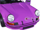 1973 Porsche 911 RSR Purple Black Stripes 1/18 Diecast Model Car Solido S1801114
