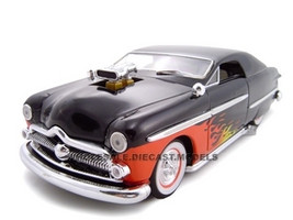 1949 Ford With 460 Engine Blower Black 1/24 Diecast Car Model Unique Replicas 18590