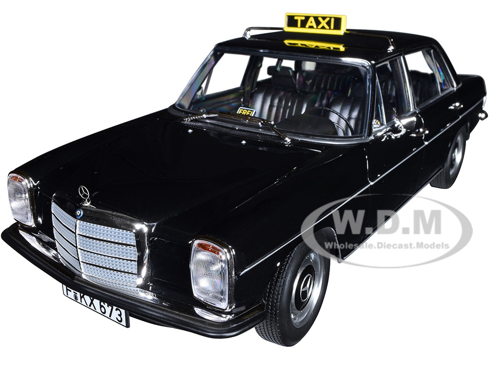 1968 Mercedes-Benz 200 Taxi Black 1/18 Diecast Model Car