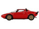 Lancia Stratos HF Stradale Rosso Arancio Red Limited Edition 2400 pieces Worldwide 1/64 Diecast Model Car Mini GT MGT00365