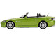Honda S2000 AP2 Convertible Lime Green Metallic Limited Edition 1800 pieces Worldwide 1/64 Diecast Model Car True Scale Miniatures MGT00396