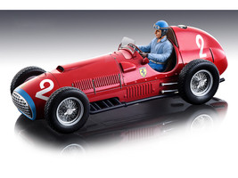 Ferrari 375 #2 Alberto Ascari Winner Formula One F1 Italy GP 1951 with Driver Figure Mythos Series Limited Edition to 95 pieces Worldwide 1/18 Model Car Tecnomodel TMD18-63A