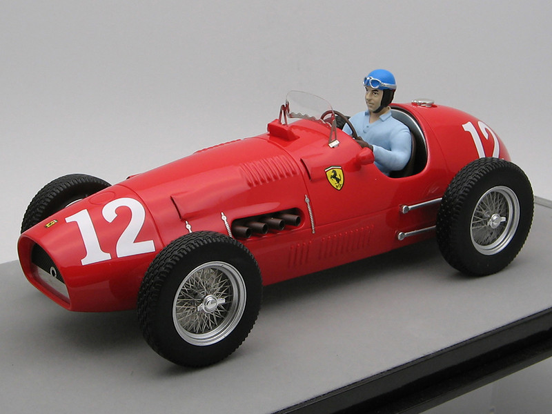 Ferrari 500 #12 Alberto Ascari Winner Formula Two F2 Italian GP 1952 with Driver Figure Mythos Series Limited Edition to 100 pieces Worldwide 1/18 Model Car Tecnomodel TMD18-66A