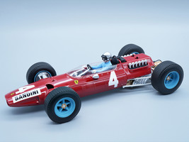Ferrari 512 #4 Lorenzo Bandini Formula One F1 Italy GP 1965 with Driver Figure Mythos Series Limited Edition to 95 pieces Worldwide 1/18 Model Car Tecnomodel TMD18-98A