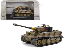 German Late Production Sd. Kfz. 181 PzKpfw VI Tiger I Ausf. E Heavy Tank #312 Schwere Panzerabteilung 505 Poland 1944 1/43 Diecast Model AFVs WWII 23181-44