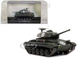 M24 Chaffee Tank #3 U.S.A. 1st Armored Division Italy April 1945 1/43 Diecast Model AFVs WWII 23196-45