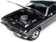 1969 Chevrolet Yenko Chevelle Hardtop Fathom Green Metallic White Stripes 1/18 Diecast Model Car Auto World AMM1283
