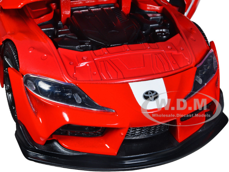 2020 Toyota Supra Red Graphics Miriya Sterling Diecast Figurine