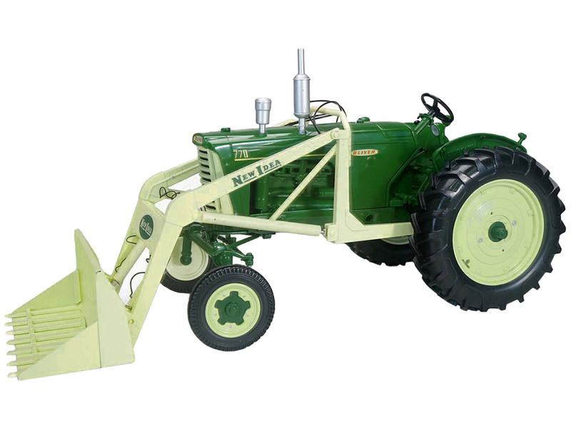 Oliver 770 Wide Front Tractor Loader Green Classic Series 1/16 Diecast Model SpecCast SCT901