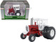 Oliver 2255 White Wide Front Tractor Dual Wheels Red White Canopy The 3 Beasts Series 1/64 Diecast Model SpecCast CUST2039