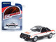 1981 Ford Mustang Cobra Polar White Black Red Stripes Greenlight Muscle Series 27 1/64 Diecast Model Car Greenlight 13320D