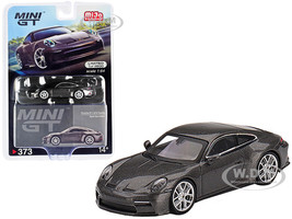 Porsche 911 992 GT3 Touring Agate Gray Metallic Limited Edition 3600 pieces Worldwide 1/64 Diecast Model Car True Scale Miniatures MGT00373