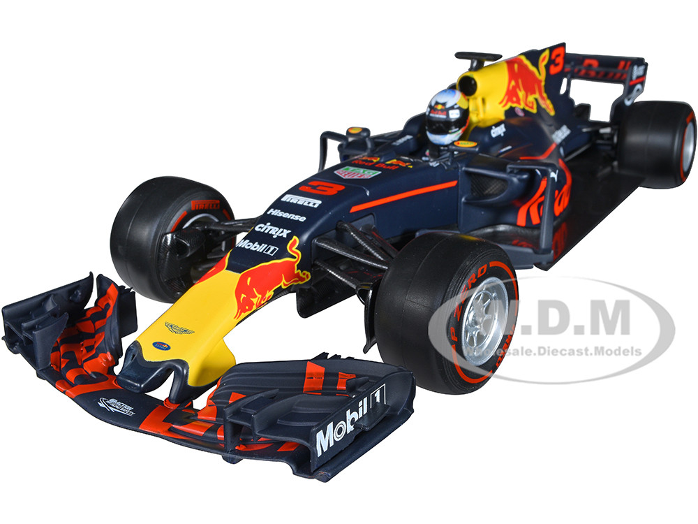Renault Red Bull Racing TAG Heuer RB13 #3 Daniel Ricciardo Formula One F1  1/18 Diecast Model Car Bburago 18002DR