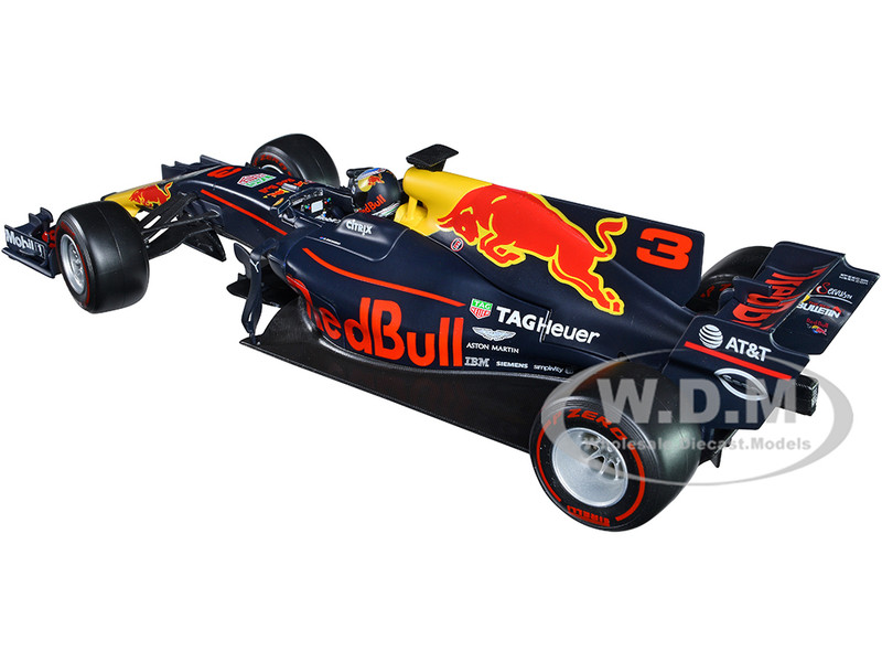 Renault Red Bull Racing TAG Heuer RB13 #3 Daniel Ricciardo Formula One F1 1/18 Diecast Model Car 18002DR
