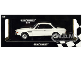 1968 BMW 2800 CS White Limited Edition 600 pieces Worldwide 1/18 Diecast Model Car Minichamps 155028030