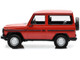 1980 Mercedes-Benz G-Model SWB Red Black Stripes Limited Edition 504 pieces Worldwide 1/18 Diecast Model Car Minichamps 155038002