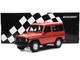 1980 Mercedes-Benz G-Model SWB Red Black Stripes Limited Edition 504 pieces Worldwide 1/18 Diecast Model Car Minichamps 155038002