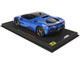 2019 Ferrari SF90 Stradale Azzurro Dino Blue Yellow White Stripes DISPLAY CASE Limited Edition 99 pieces Worldwide 1/18 Model Car BBR P18180F