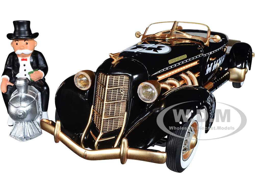 1935 Auburn 851 Speedster Black Monopoly Graphics Mr
