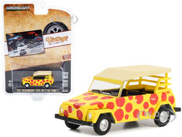 1974 Volkswagen Thing Type 181 Yellow Red Polka Dots Volkswagen Presents The Thing. It Can Be Anything!!! Vintage Ad Cars Series 8 1/64 Diecast Model Car Greenlight 39110C