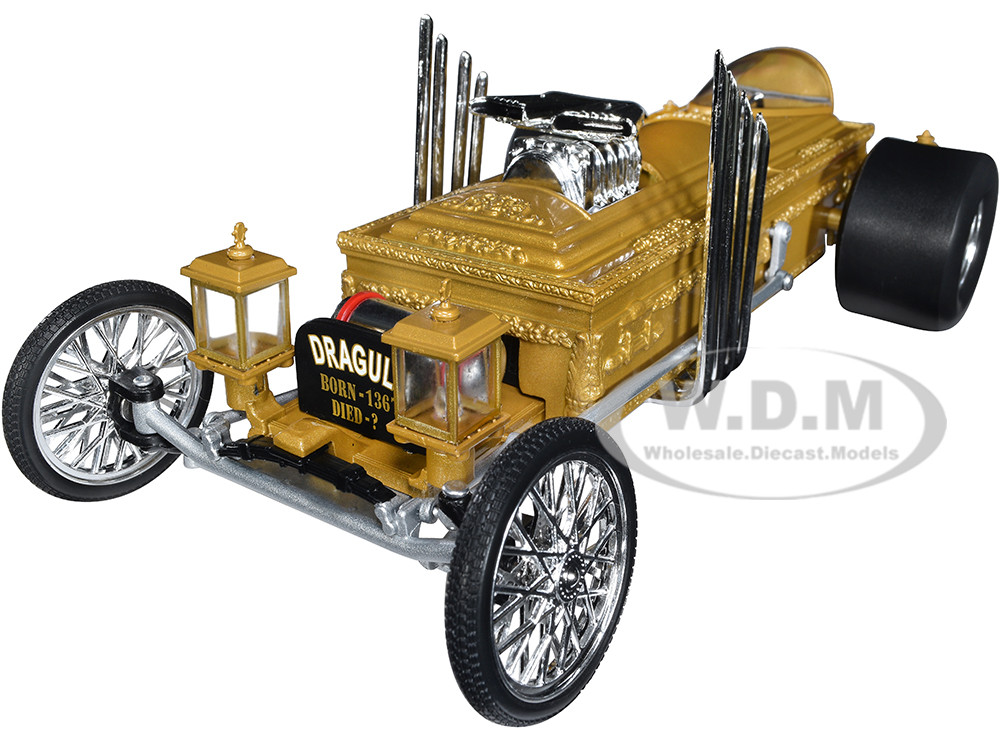 ミニカー　1/18 ジョージ バリス ドラギュラ(ゴールド) 「The Munsters」 [AWSS137] Auto World 1/ 18 ジョージ バリス ドラギュラ ゴールド (The