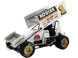 Winged Sprint Car #1 Sammy Swindell Kodiak Special National Sprint Car Hall of Fame Museum World of Outlaws 1987 1/18 Diecast Model Car ACME A1809524