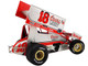 Winged Sprint Car #18 Brad Doty Coors Light National Sprint Car Hall of Fame Museum World of Outlaws 1986 1/18 Diecast Model Car ACME A1809525