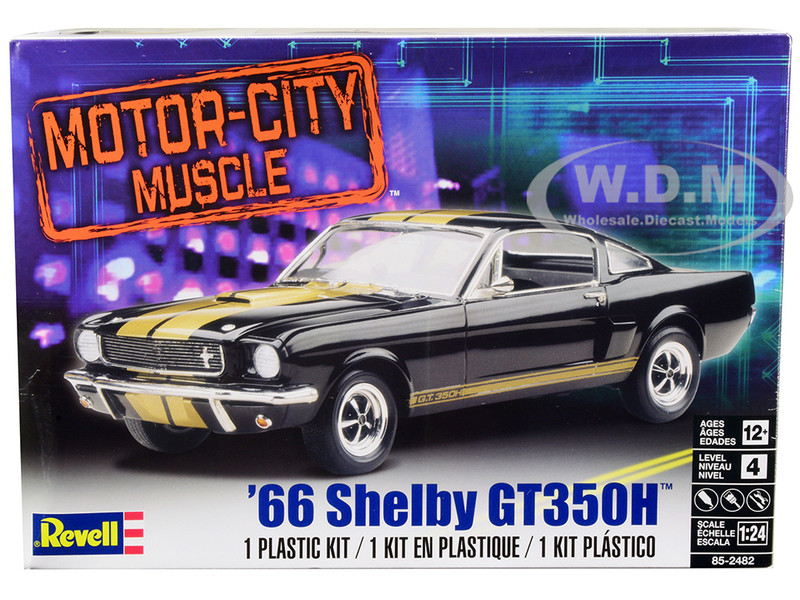 Level 4 Model Kit Shelby Mustang GT350H Motor-City Muscle 1/24 Scale Model Car Revell 85-2482