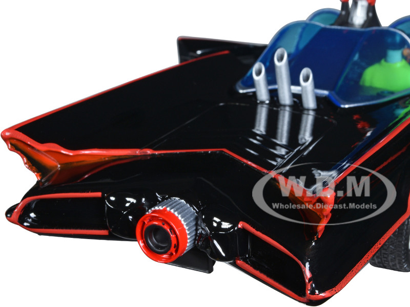 1966 Classic Batmobile with Diecast Batman The Joker The