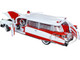 1959 Cadillac Eldorado Ambulance Red White 1/18 Diecast Model Auto World AW302