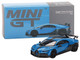 Bugatti Chiron Pur Sport Blue Carbon Limited Edition 7200 pieces Worldwide 1/64 Diecast Model Car True Scale Miniatures MGT00379
