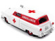 1953 Ford Courier Sedan Delivery Ambulance Red White 1/87 HO Scale Model Car Classic Metal Works 30633