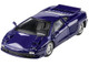 1991 Cizeta V16T Monterey Blue 1/64 Diecast Model Car Paragon Models PA-55502