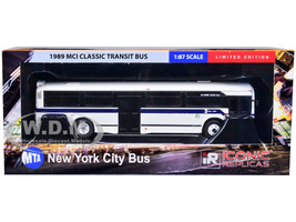 1989 MCI Classic Transit Bus MTA New York Q11 Subway-Queens Blvd. MTA New York City Bus Series 1/87 HO Diecast Model Iconic Replicas 87-0393