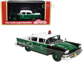 1958 Ford Custom 300 Green White NYPD New York City Police Department Limited Edition 250 pieces Worldwide 1/43 Model Car Goldvarg Collection GC-NYPD-003